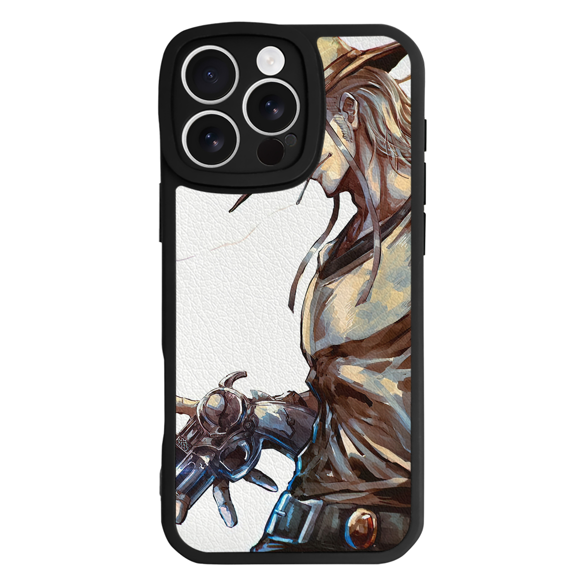 （画像用） ジョジョの奇妙な冒険 JoJo's Bizarre Adventure 【iPhone 16シリーズ対応】シリコンスマホケース（レザー調） 材質：シリコン